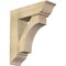Ekena Millwork Westlake Traditional Rough Sawn Bracket w/ Offset Brace, Douglas Fir, 8"W x 26"D x 30"H BKT0806X26X30WTL01RDF - alternate 1